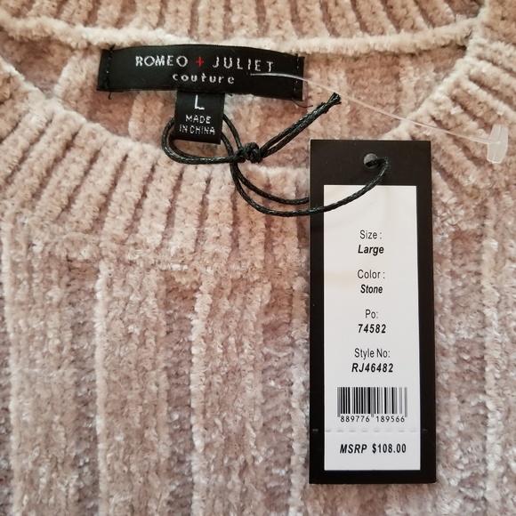 Romeo & Juliet Couture Sweater Size Small - Picture 6 of 11